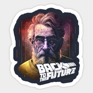 Back in Time: The Ultimate Back to the Futurity T-Shirt Collection Sticker